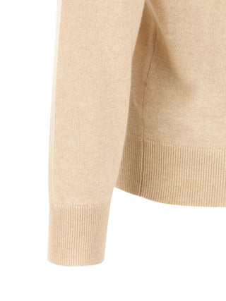 Beige Cashmere Polo Shirt