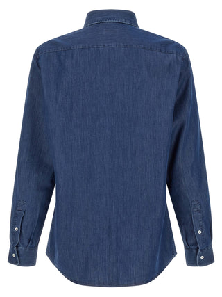 Blue Cotton Blouse