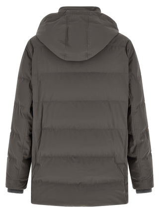 Parka gris de poliamida