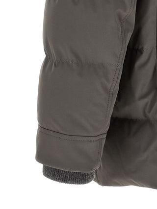 Parka gris de poliamida