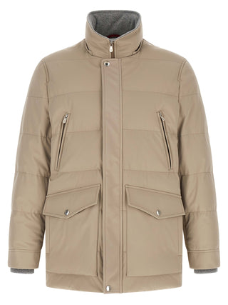 Beige Polyamide Parka