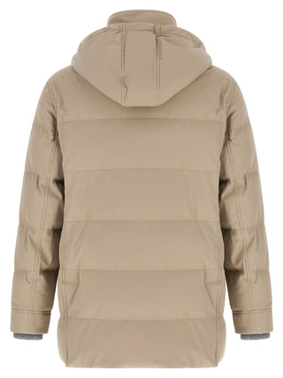Beige Polyamide Parka