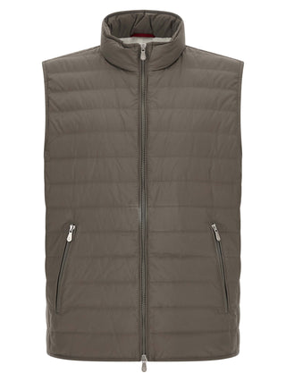 Bicolor Polyester Sleeveless Jacket