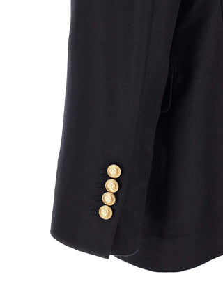 Blazer de lana virgen azul