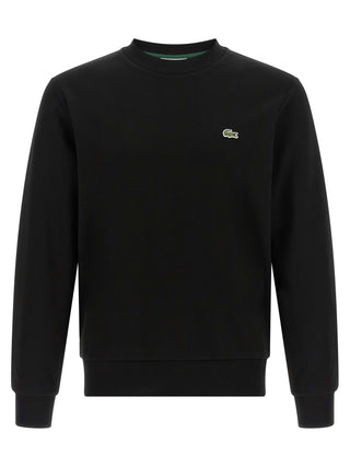 Black Cotton Sweatshirt