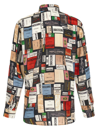 Blusa de seda multicolor