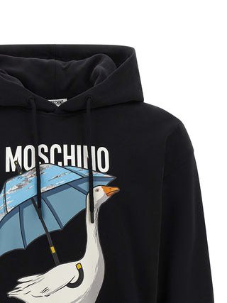 Black Cotton Sweatshirt