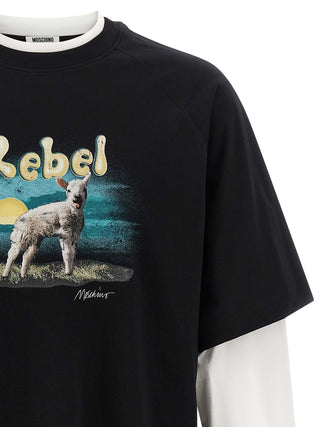 Multicolor Cotton T-Shirt