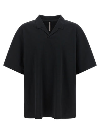 Black Polyester Polo Shirt