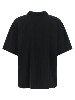 Black Polyester Polo Shirt