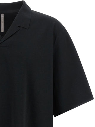 Black Polyester Polo Shirt