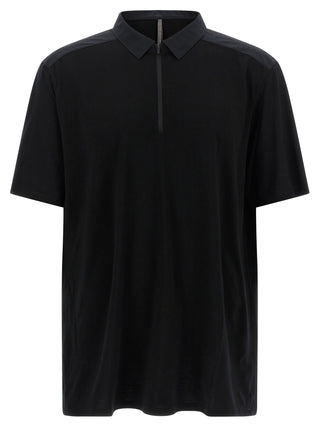 Black Wool Polo Shirt