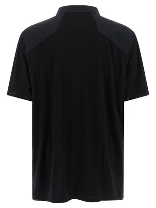 Black Wool Polo Shirt