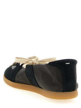 Black Lamb Leather Ballet Flats