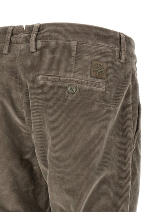 Pantalones chinos de algodón gris