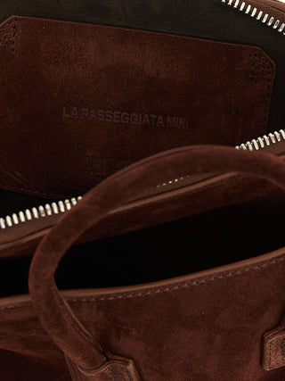 Brown Bovine Leather Handbag