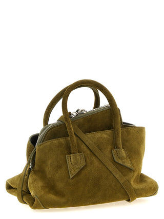 Bicolor Bovine Leather Handbag