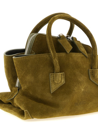 Bicolor Bovine Leather Handbag