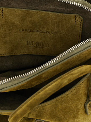 Bicolor Bovine Leather Handbag