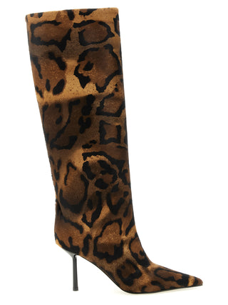 Brown Calfskin Over The Knee