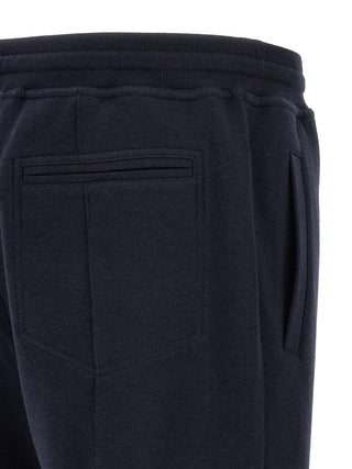Blue Cotton Joggers (Workout Pants)