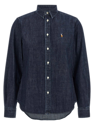 Blue Cotton Blouse