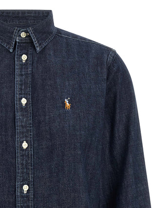 Blue Cotton Blouse