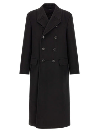 Black Virgin Wool Coat