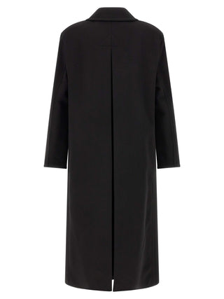 Black Virgin Wool Coat