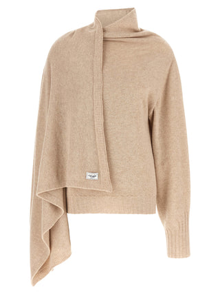 Beige Cashmere Cardigan