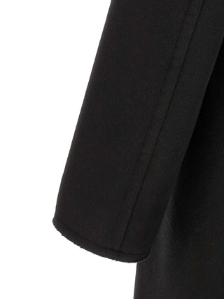 Black Virgin Wool Coat