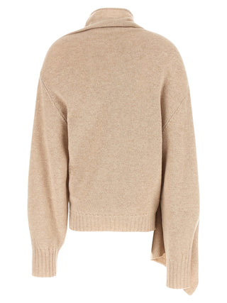 Beige Cashmere Cardigan