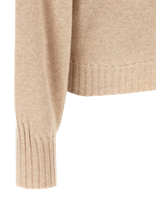 Beige Cashmere Cardigan