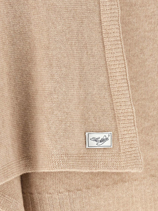 Beige Cashmere Cardigan