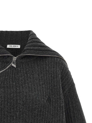 Gray Virgin Wool Cardigan