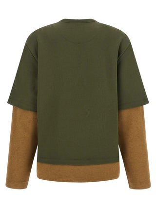 Bicolor Cotton Sweatshirt