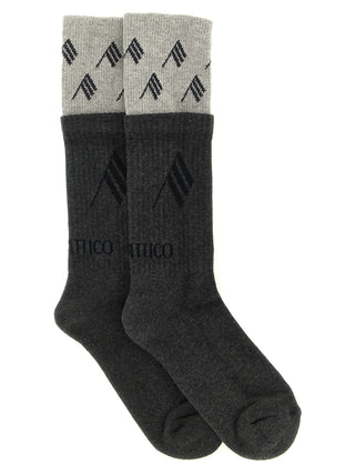 Gray Cotton Socks
