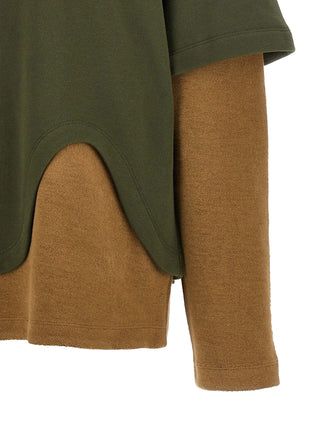 Bicolor Cotton Sweatshirt