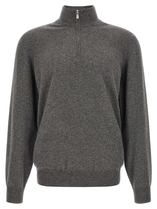 Gray Cashmere Cardigan