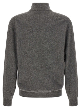 Gray Cashmere Cardigan