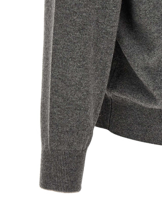 Gray Cashmere Cardigan