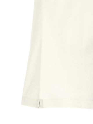 Camiseta de algodón blanca