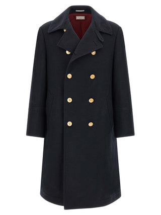 Blue Cashmere Coat