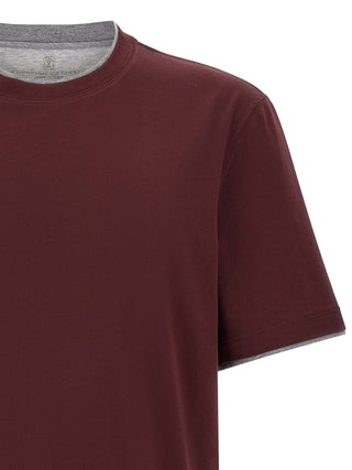 Bordeaux Cotton T-Shirt