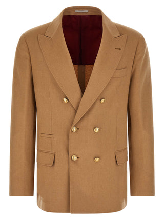 Beige Camel Hair  Blazer