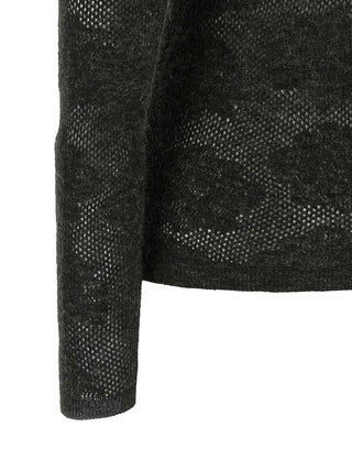 Gray Silk Cardigan