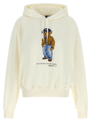 White Cotton Sweatshirt