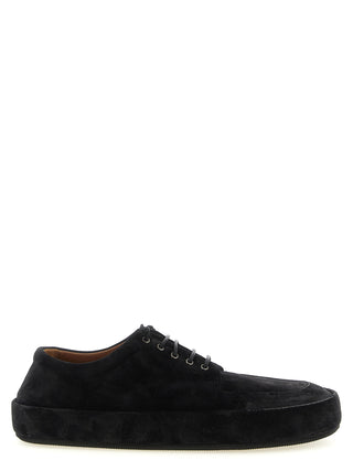 Black Calfskin Oxfords And Derbies