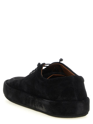 Black Calfskin Oxfords And Derbies