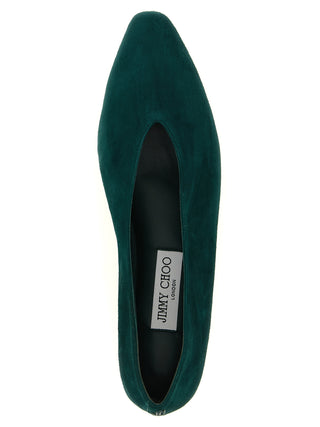 Bicolor Leather Ballet Flats